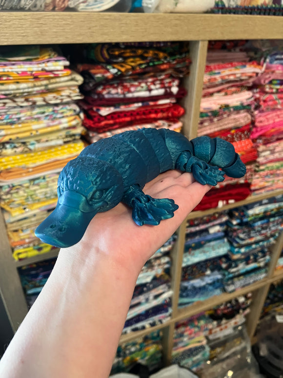 3D Printed Platypus - Deep Teal