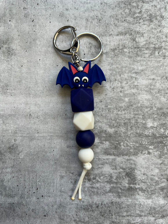 Blue Bat Keyring