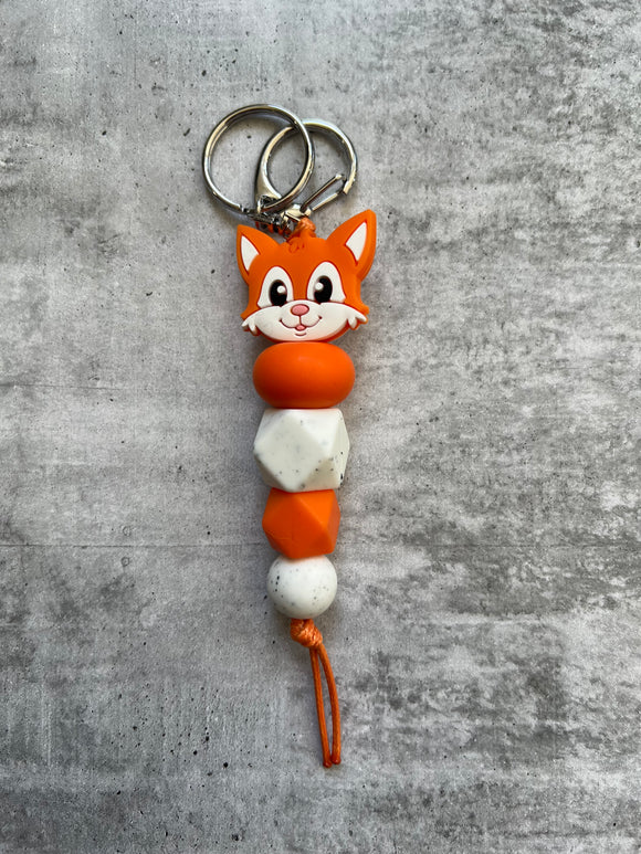 Orange Cat Keyring