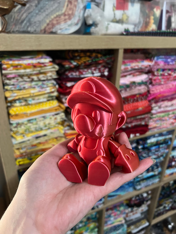 3D Printed Red Plumber
