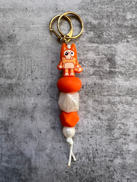 Orange Dog Keyring