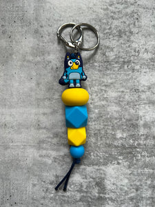 Blue Dog Keyring