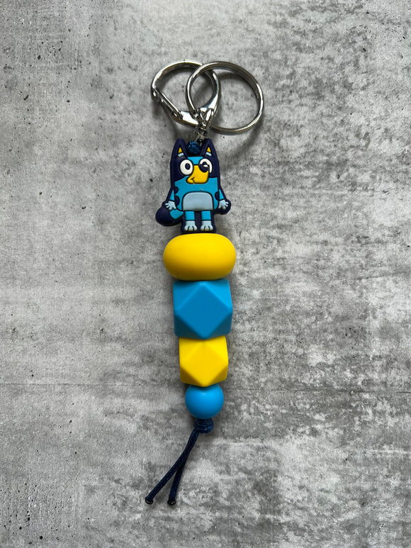 Blue Dog Keyring