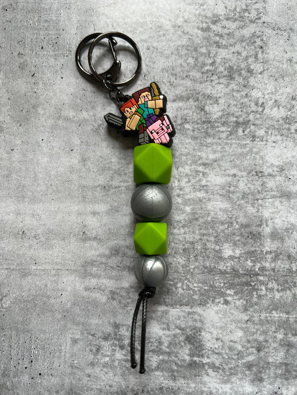 Miner Game Keyring