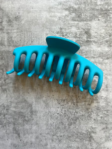 Bright Blue Hair Claw