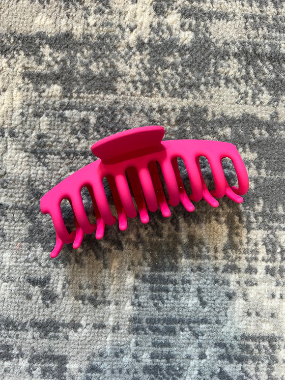 Hot Pink Hair Claw