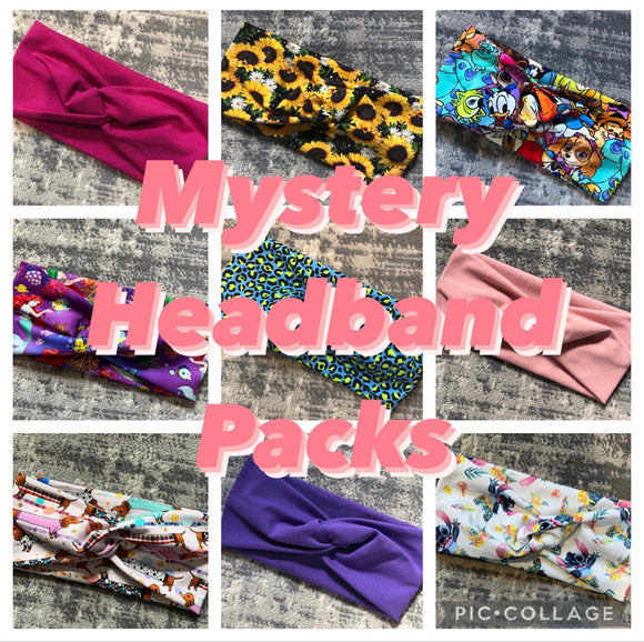Mystery Headband Packs of 3