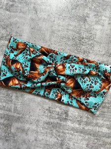 Teal German Shepherd Headband